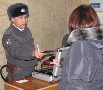 Старшина Боргояков В.Ю. на посту 2013 г.