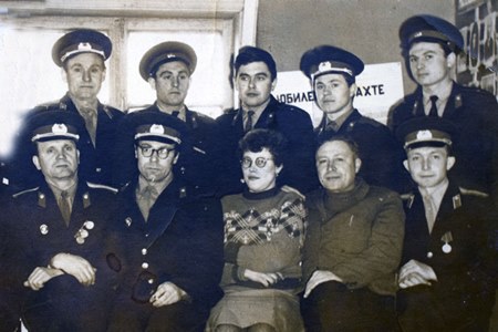 Сотрудики ЛоВД ст. Саянская Филон П.В. 1975 г.
