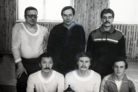 На соревнованиях. 1987 г.