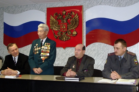  Встреча с ветераном ВОВ Арыштаевым Н.Ф. 2015 г.