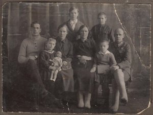 Семья Марии Никитичны Цукановой, 1944 г.