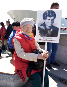 Нина Козлова в Бессмертном полку