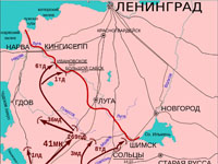 Основные удары немецких войск 10.07.1941-14.07.1941